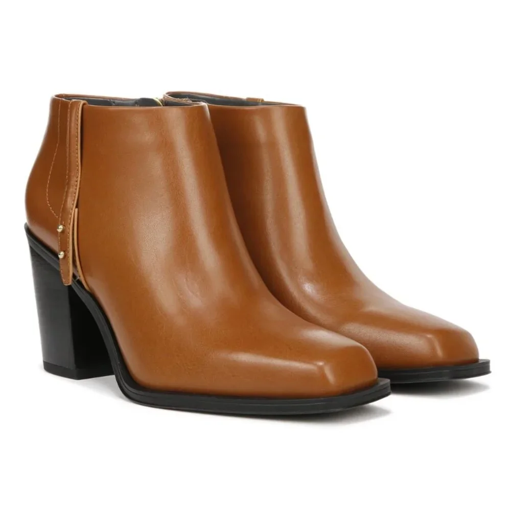 NEW FRANCO SARTO Vivica Bootie Color:  Tan Synthetic SZ-8
